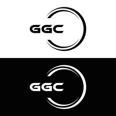 G G C, G G C design, G G C letter, G G C logo, GGC, GGC letter, GGC logo, GGC monogram, golden latter logo, GGC gold logo, icon, identity, industry, initial, letter, line, linked, logo, logos, logotyp