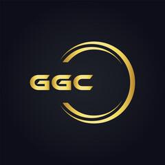 G G C, G G C design, G G C letter, G G C logo, GGC, GGC letter, GGC logo, GGC monogram, golden latter logo, GGC gold logo, icon, identity, industry, initial, letter, line, linked, logo, logos, logotyp