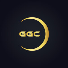 G G C, G G C design, G G C letter, G G C logo, GGC, GGC letter, GGC logo, GGC monogram, golden latter logo, GGC gold logo, icon, identity, industry, initial, letter, line, linked, logo, logos, logotyp