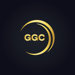 G G C, G G C design, G G C letter, G G C logo, GGC, GGC letter, GGC logo, GGC monogram, golden latter logo, GGC gold logo, icon, identity, industry, initial, letter, line, linked, logo, logos, logotyp