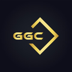 G G C, G G C design, G G C letter, G G C logo, GGC, GGC letter, GGC logo, GGC monogram, golden latter logo, GGC gold logo, icon, identity, industry, initial, letter, line, linked, logo, logos, logotyp