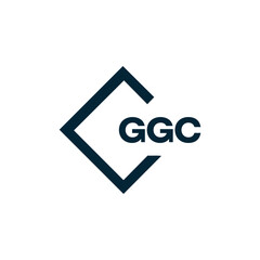 G G C, G G C design, G G C letter, G G C logo, GGC, GGC letter, GGC logo, GGC monogram, golden latter logo, GGC gold logo, icon, identity, industry, initial, letter, line, linked, logo, logos, logotyp