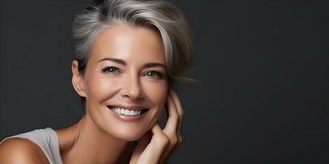 Model uses natural skincare products for ageless beauty and revitalization. Concept Natural Skincare, Ageless Beauty, Revitalization, Clean Beauty, Skincare Routine