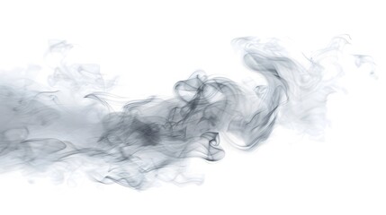  - Abstract smoke effect PNG with transparent background, High-resolution smoke overlay for digital design projects