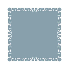 Elegant and realistic frame and hand drawn leaves, design template in line style. Vector background for wedding invitations, greeting cards, social media stories, labels, corporate identities