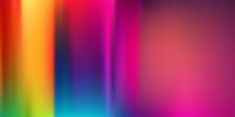 Blurred colored abstract background. Smooth transitions of iridescent colors. Colorful gradient.