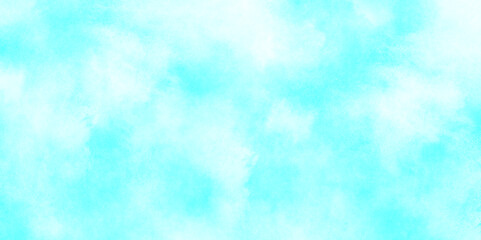 Abstract grunge tint light blue watercolor background. Hand painted abstract soft sky blue watercolor sky and clouds,  Light blue background with watercolor.