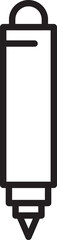Obraz premium Highlighter Pen Line Icon 