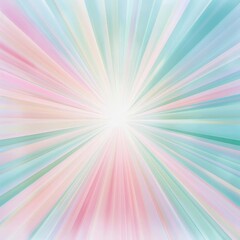 Obraz premium Pastel hues of pink blue and green blend seamlessly