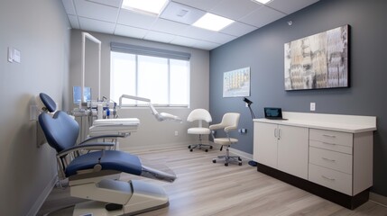 Stomatology clinic illustration generated by ai