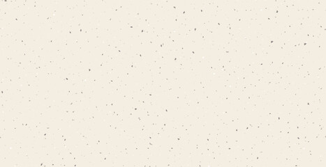 Seamless light beige grunge with grain noise rustic background. Vintage ecru natural paper with flecks, particles, dots, speckles, specks. Minimalist simple organic wallpaper vector illustration