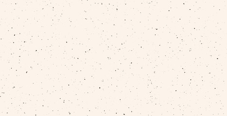 Seamless light beige grunge with grain noise rustic background. Vintage ecru natural paper with flecks, particles, dots, speckles, specks. Minimalist simple organic wallpaper vector illustration