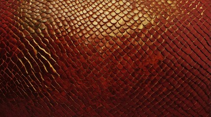 Red snake abstract background.