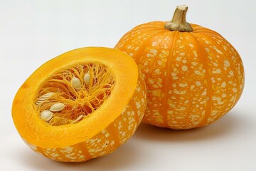 Half pumpkin, half squash