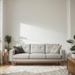 modern living room interior design white sofa