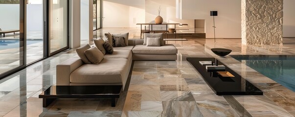 chic living room with a minimalist approach