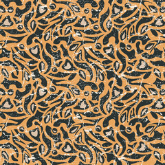 Unique abstract style pattern design for use in various fields.