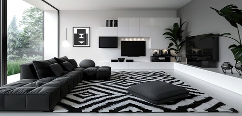 contemporary living room with a minimalist approach
