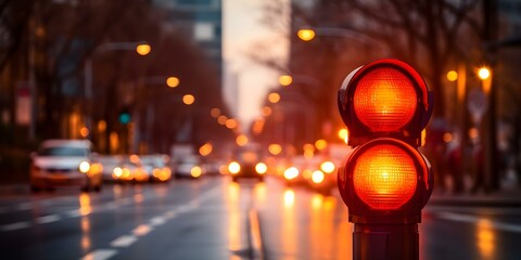Managing Traffic Flow in Urban Areas: The Role of City Traffic Lights. Concept Traffic Signals, Urban Traffic Management, Smart City Solutions, Traffic Flow Optimization, City Infrastructure