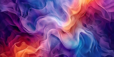 Obraz premium Abstract background with a dreamy featuring soft pastel colors and delicate flowing lines. Use a combination of light pinks Whimsical Fantasy and Imagination Concept