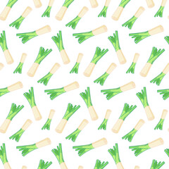 onion porey flat icons seamless pattern