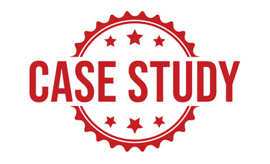 Case Study rubber stamp on white background. Case Study Stamp.