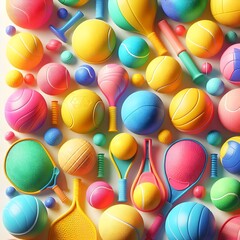 background with balls, many rainbow gradient random bright soft balls background colorful balls background for kids zone 
