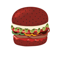 Burger Illustration