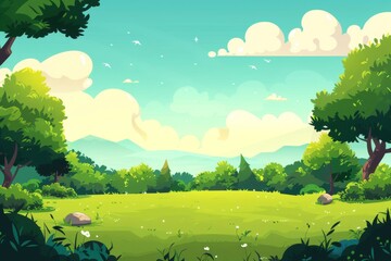 Gentle hills and valleys for soothing digital art