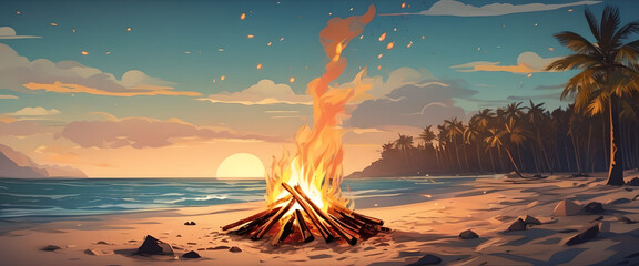 Beach Bonefire