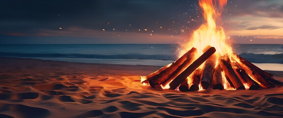 Beach Bonefire