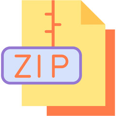 Zip File vector design logo icon.svg