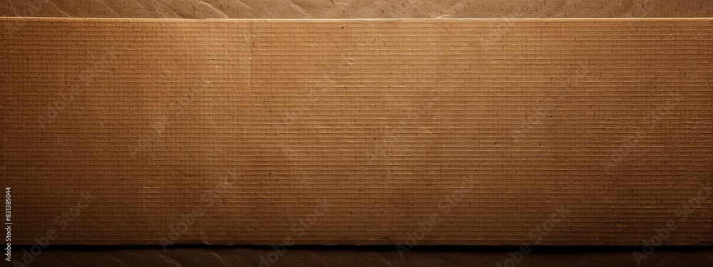 Aufkleber brown cardboard texture background with smooth surface and text space