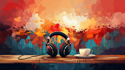 generated illustration of International podcast Day september 30 - Powered by Adobe