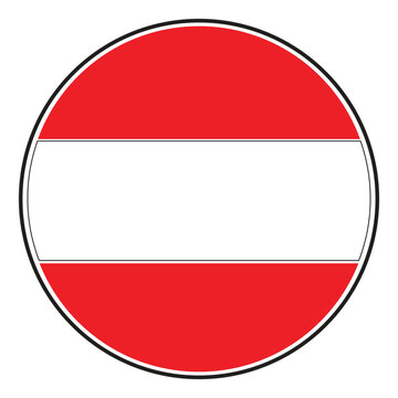 autria flag icon vector illustration