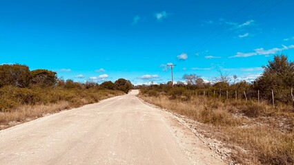 road in the countryside