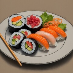 Sushi. Generative AI Technologie