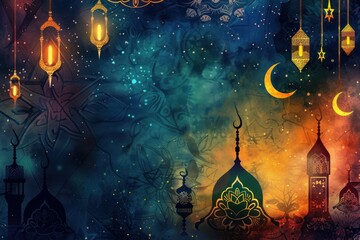 A Festive Eid al-Adha Background, Celebrating the Spirit of Sacrifice and Togetherness.