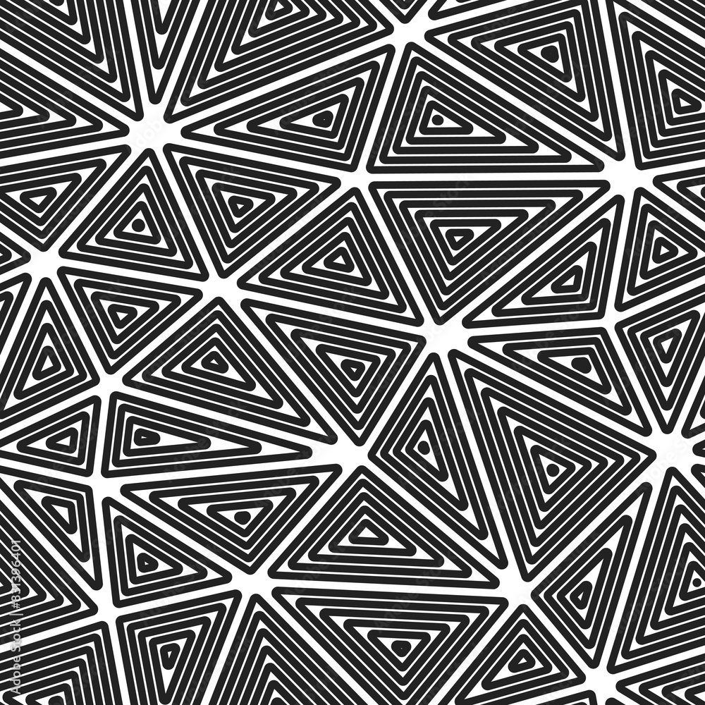 Poster abstract background with mosaic triangle shapes. big triangles size. multiple repeated inner triangl