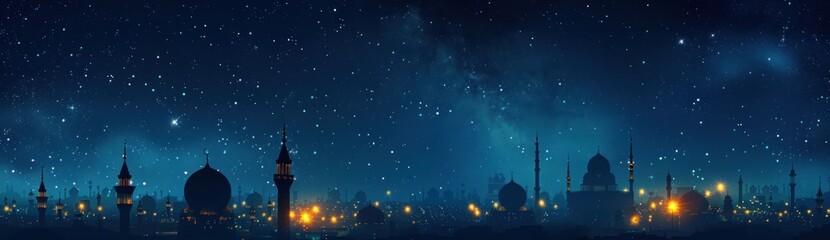 A Panoramic View of the Night Sky with Stars, Featuring a Stunning Display of Celestial Beauty and Wonder.