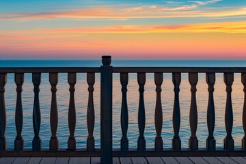 sunset over the sea