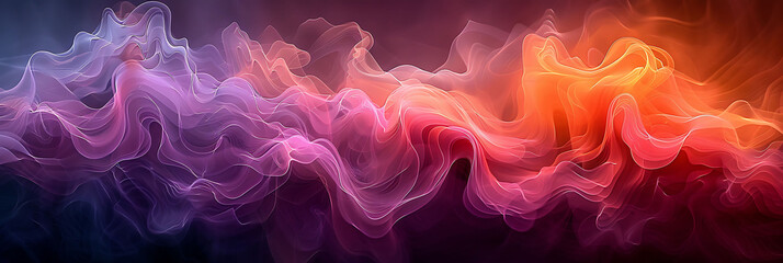 Fototapeta premium color field abstract painting with fluid seamless color transitions and soft harmonious hues captured using Long Exposure Photography and InBody Image Stabilization for a soothing gradient effect