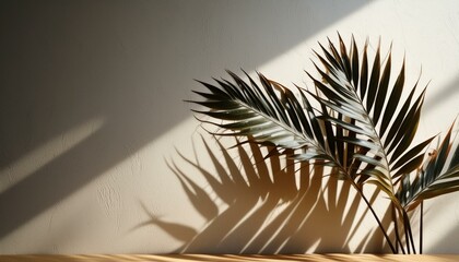 Fototapeta premium Palm leaf background