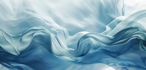 Minimalist abstract background with flowing water-like patterns in cool blue hues, perfect for spa and wellness branding, website backgrounds, and social media graphics