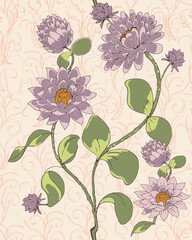 Trailing Spring Wildflowers