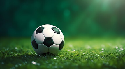 Naklejka premium Football, soccer match concept