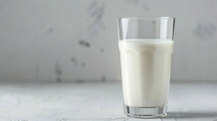 Crisp Milk on White. Generative AI