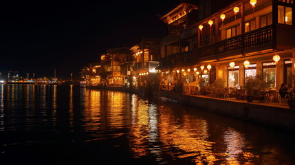 Akaba at night At night Akaba transforms into a fi_001