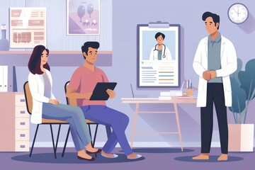 Family Planning Consultation with Doctor - Educational Video Session in Medical Office