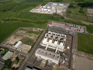 Hornsea 2 sub station. wind farm conversion station, Immingham Lincolnshire 